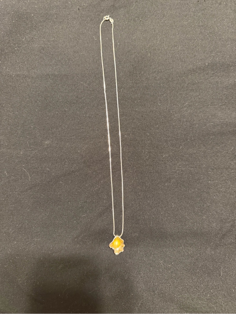 Yellow oyster shell Pendant Necklace - Women Jewelry